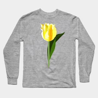 yellow parrot tulip Long Sleeve T-Shirt